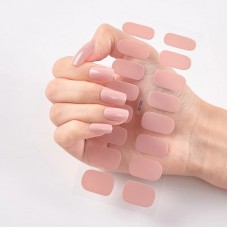 Set De 14 Stickers De Uñas Manicure Instantánea Rosado